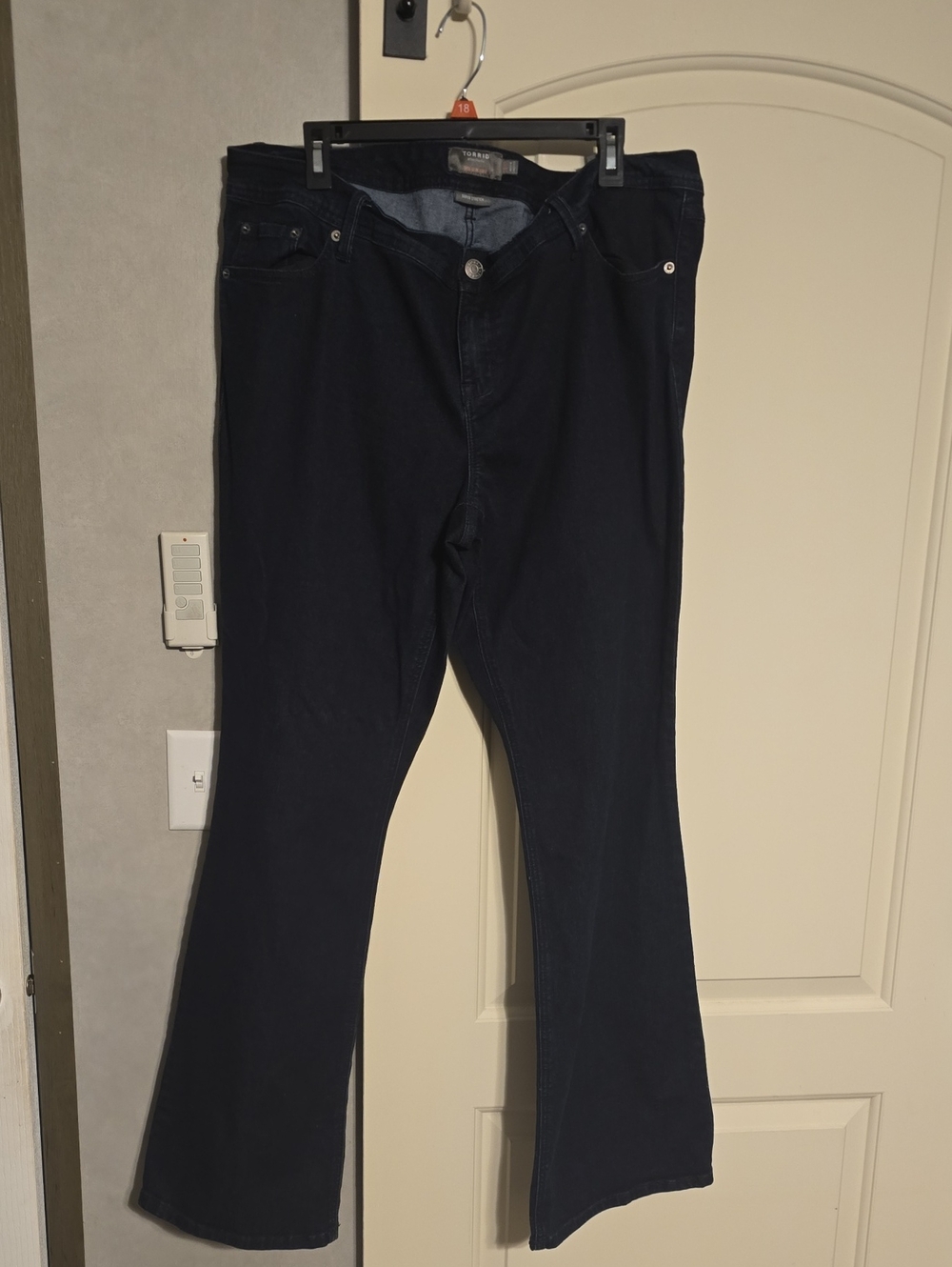 torrid Women's Dark NavyLuxe Slim Bootcut Jeans